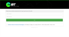 Desktop Screenshot of ibt.norcattraining.com